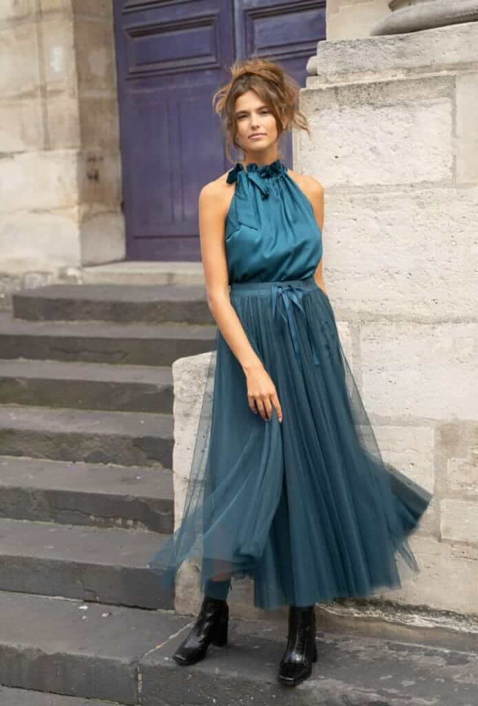 Choklate Paris Tulle Skirt -Light Grey main image 0