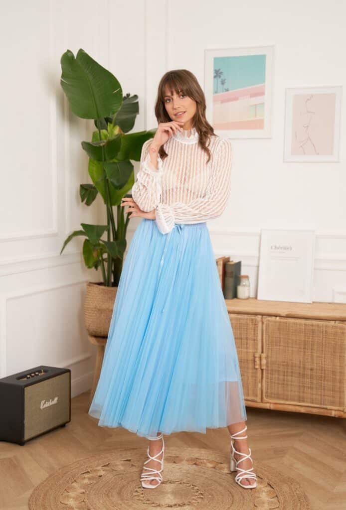 Choklate Paris Heart 50s Tulle Skirt Black main image 1